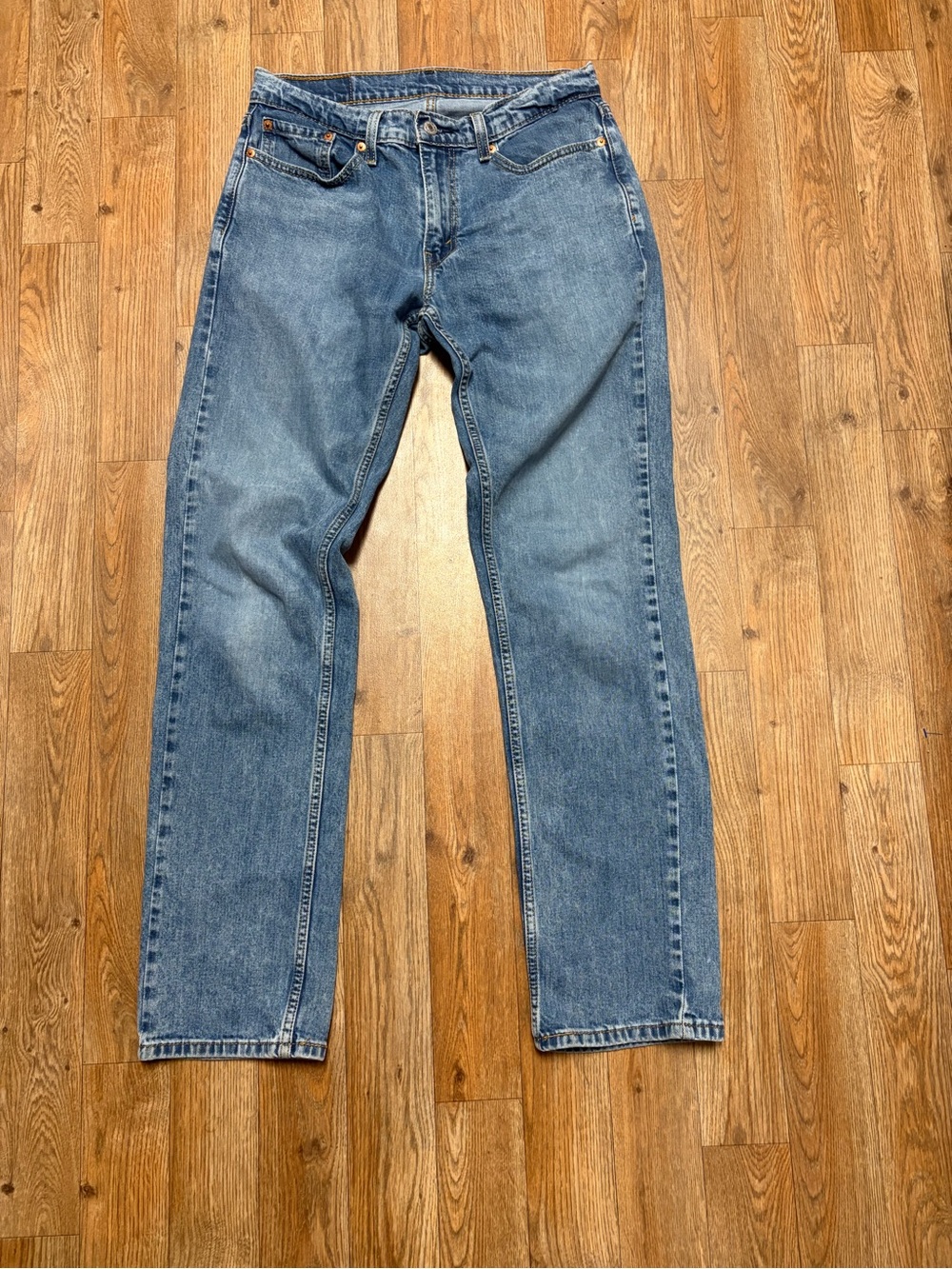 Levi's Medium Blue Straight Leg Jeans
